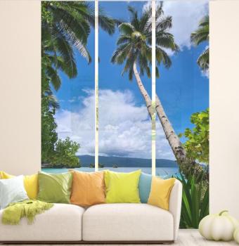 Triton Bay, Flächenvorhang 3er Set